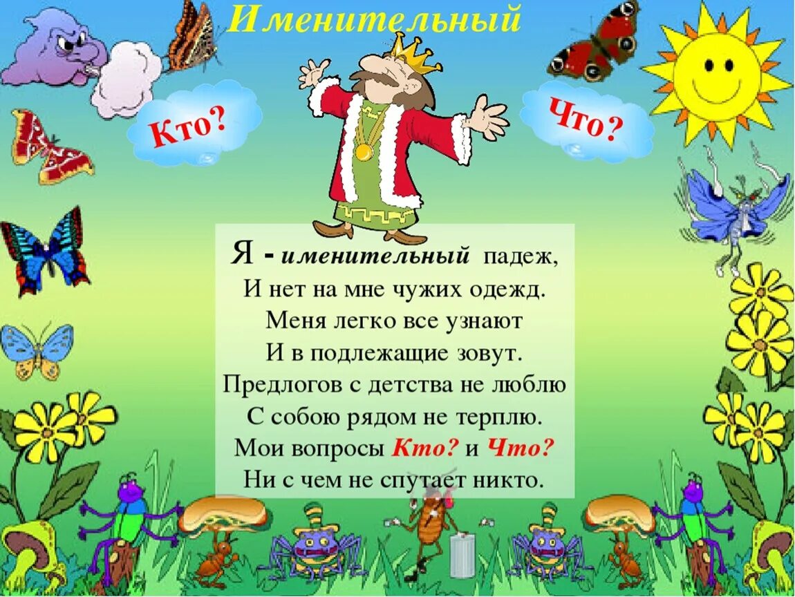 Стих какой падеж. Именительный падеж. Стих про именительный падеж. Именительный падеж существительных. Стих про падежи.