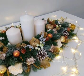 Новогодний подсвечник своими руками