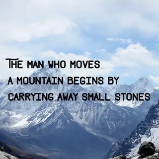 The mountains begin