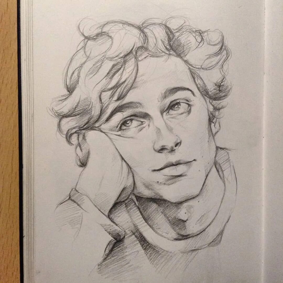 Portrait sketch. Portrait sketch