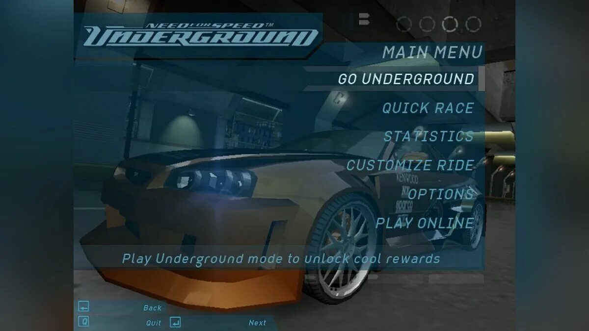 Коды для need for Speed Underground. Need for Speed Underground диск. Коды андеграунд 1. Главное меню NFS Underground 2.