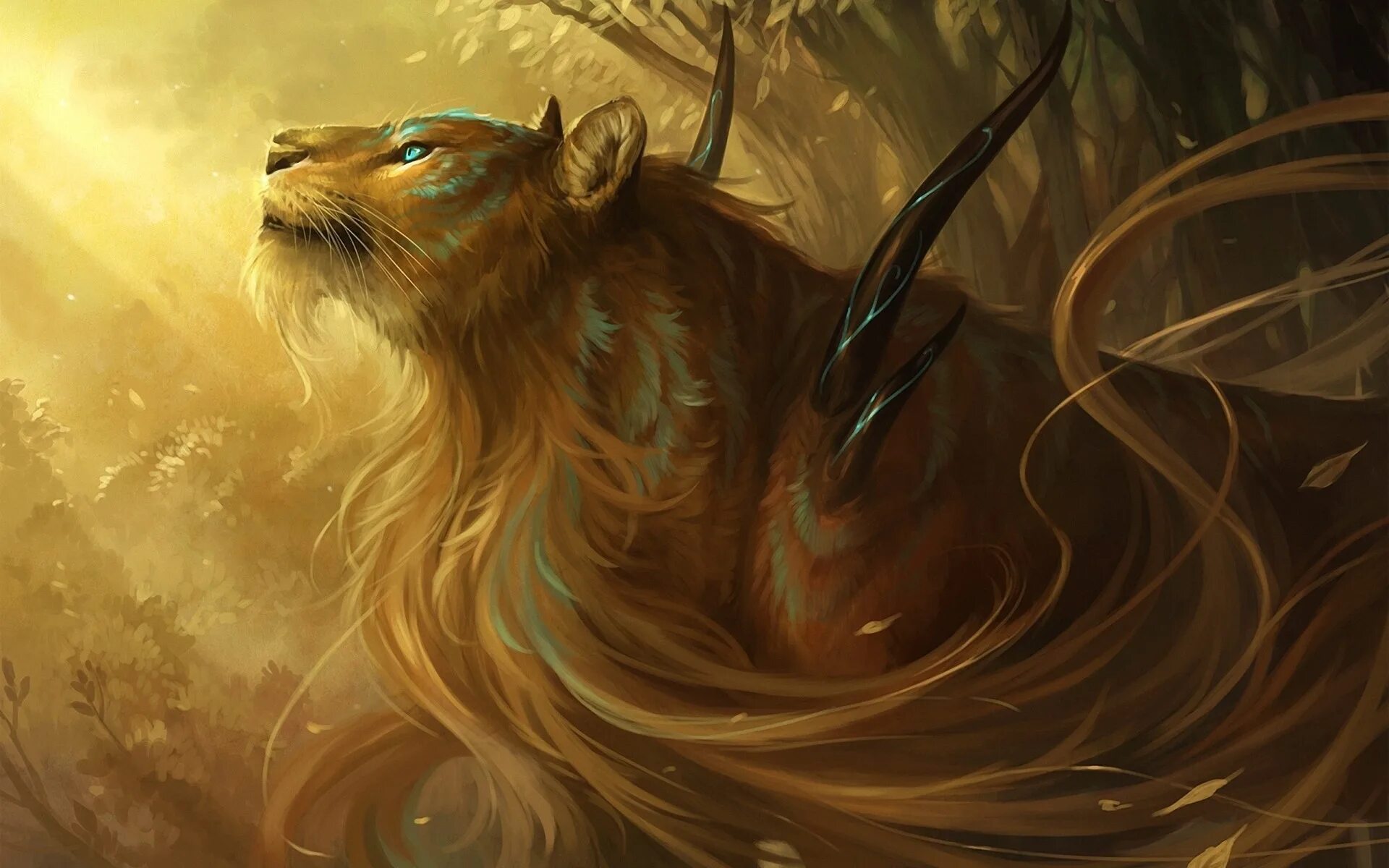 Мифическое существо лев. Фамильяр золотой Лев. Фэнтези животные. Магические существа. Магические животные.