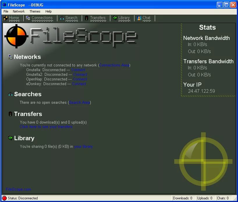 File scope. EDONKEY.