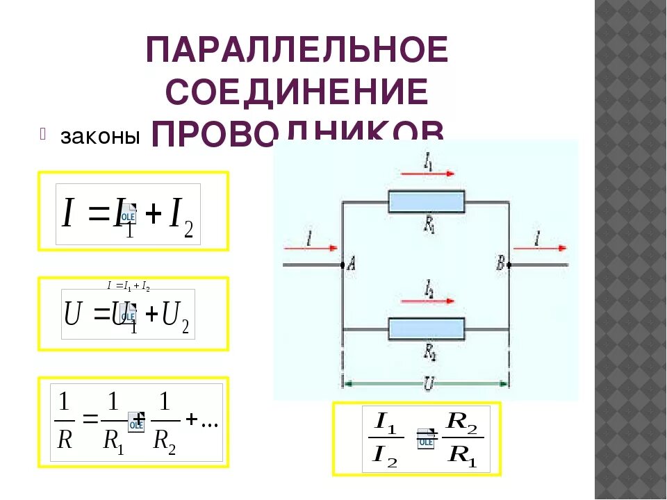 Общее сопротивление равно сумме сопротивлений всех проводников. Последовательное и параллельное соединение проводников резисторов. Параллельное соединение физика 8 класс формула. Последовательное и параллельное соединение цепи. Соединение проводников последовательно параллельно.