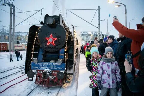 На какой вокзал прибыл поезд деда мороза