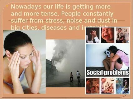 But nowadays people