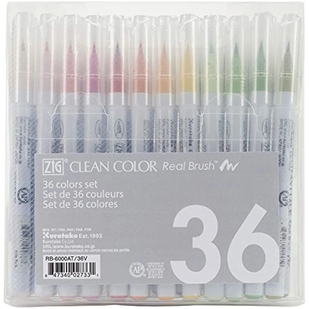 Zig kuretake маркеры. Clean color. Clean color. Clean color. Акварельные маркеры zig.