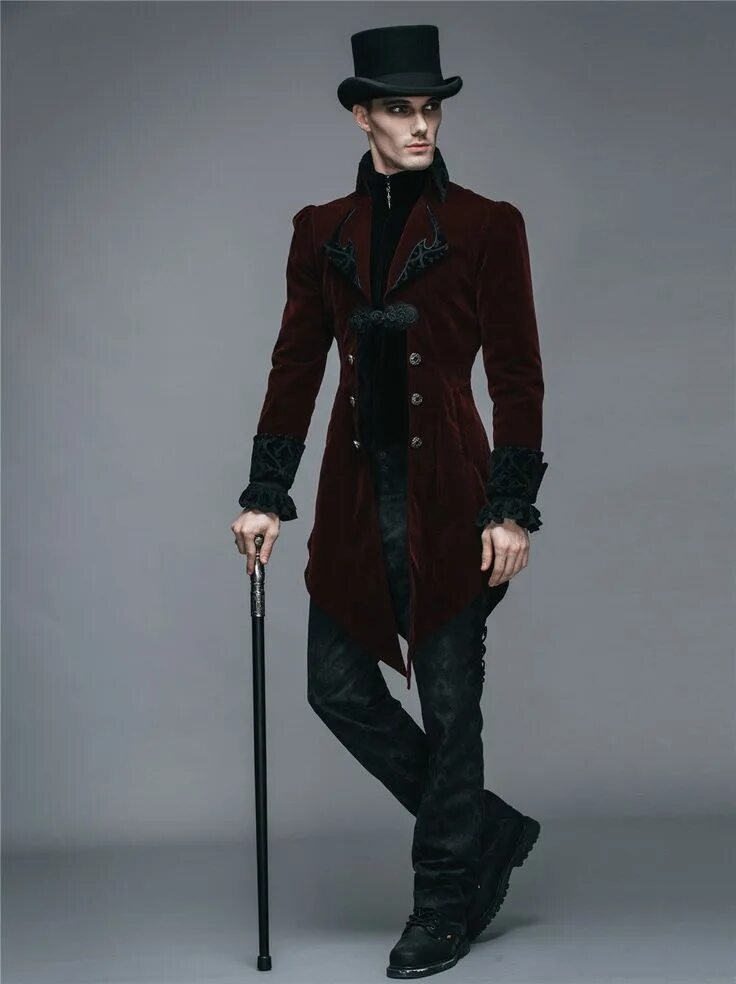 Gray-gold jacquard Napoleon collar frock coat with golden embroidery Mens fashio