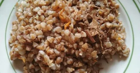 Тушенка с гречкой