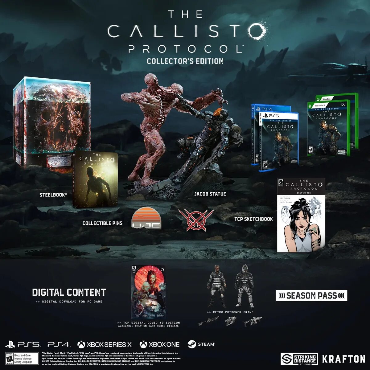 Каллисто протокол обзор. Коллекционное издание the Callisto Protocol ps5. Каллисто протокол ps4. Callisto Protocol Collector Edition. Каллисто протокол коллекционное издание.