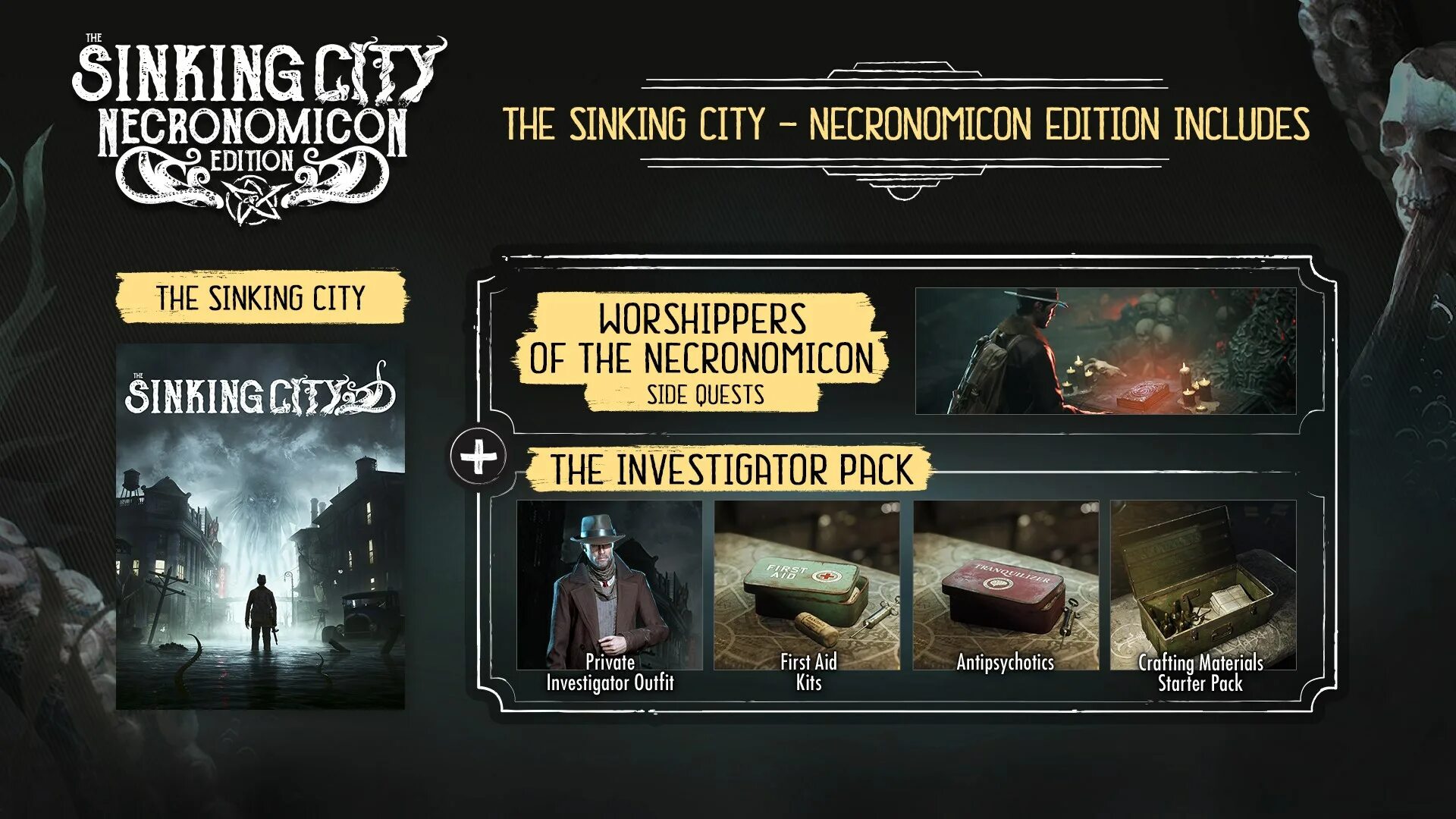 The sinking city купить. Игра the Sinking City Necronomicon Edition. Sinking City Necronomicon. Sinking City коллекционное издание. The Sinking City Некрономикон.