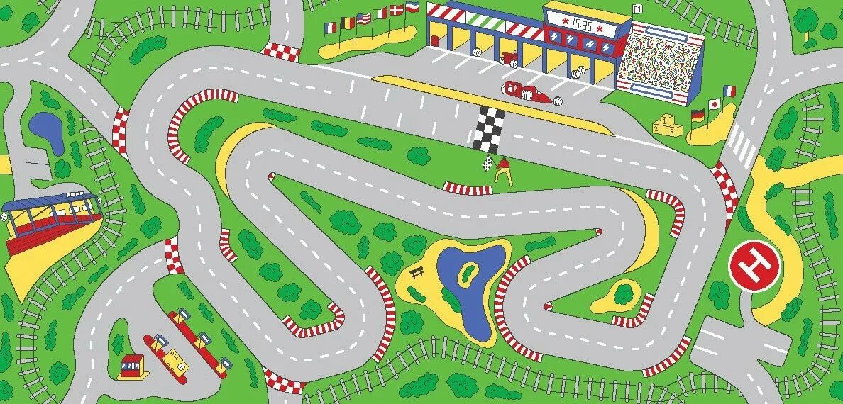 Дорога для машинок для детей. Дорожки для машинок. Игровое поле дорога для детей. Трассы для гоночных машинок.