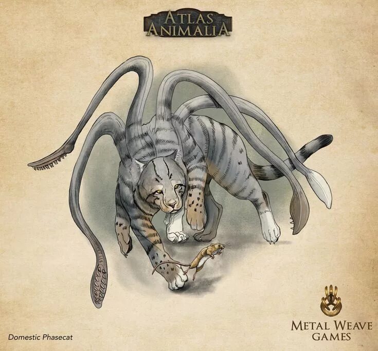 Зверь 2 аудиокнигу. Ускользающий зверь (Displacer Beast). Atlas Animalia. Displacer Beast DND. Дисплейсер Бист.