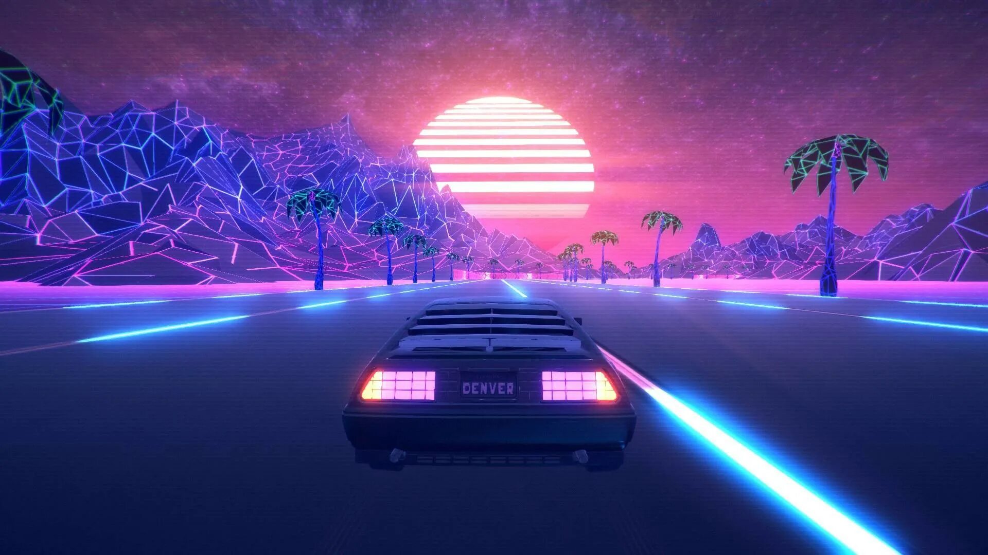 Retrowave wallpapers. Лос Анджелес ретровейв. DELOREAN DMC-12 неон. Ретровейв DELOREAN. DELOREAN DMC-12 Retro Wave.