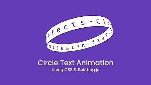 Circles text