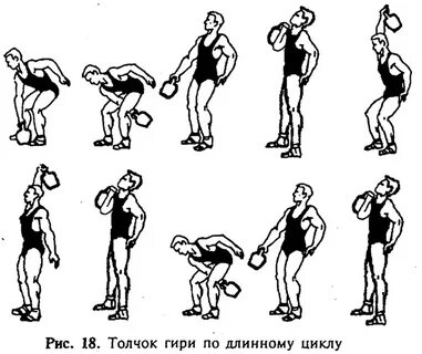 Поднятие гири 16 кг