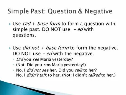 Negative questions