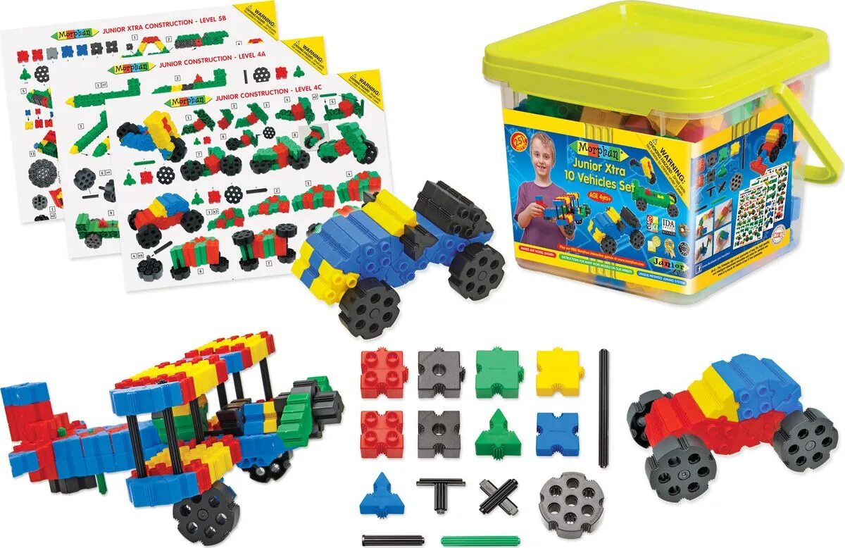 Конструктор Morphun Junior Xtra 52101pl 10 vehicles Set. Конструктор Morphun Spinning Tops 52100. Винтовой конструктор Самоделкин техник 03002 Юниор. Конструктор Morphun Junior 500 Set «проектирование» 500 деталей.