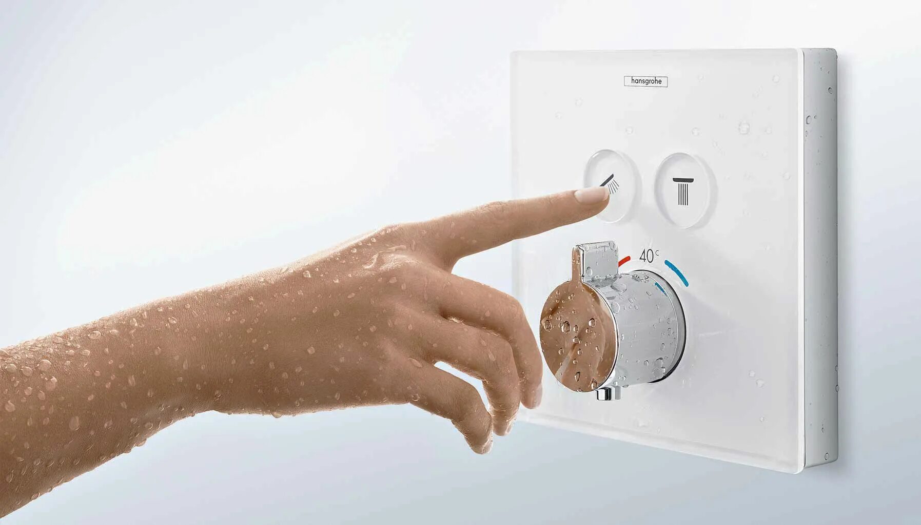 Hansgrohe showerselect. 15763000 hansgrohe. showerselect s термостат showerselect s, для 2 потребителей, см. showerselect glass 15738400.