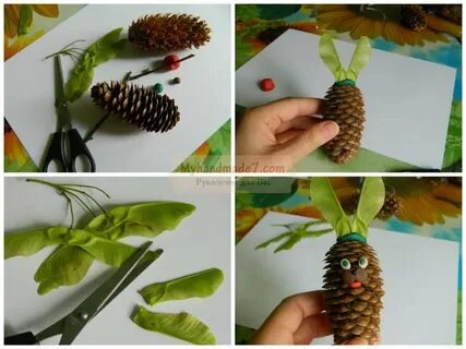 Поделки из шишек 1 класс презентация
