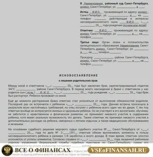 Идентификатор гражданина в исковом заявлении это