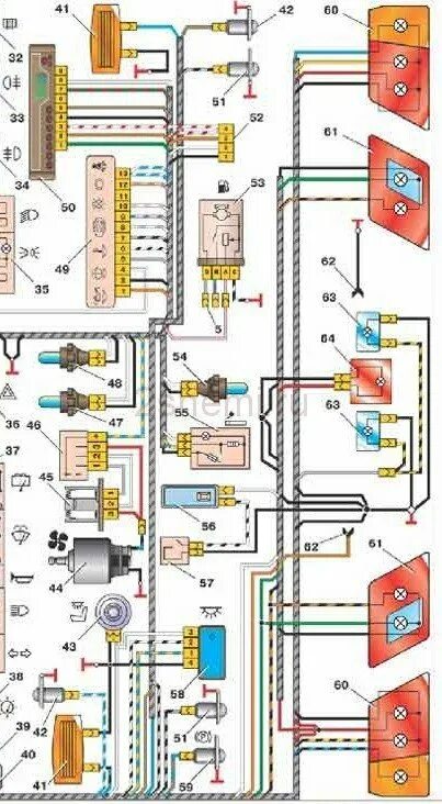 Проводка ваз 2114 инжектор 8 клапанов. Схема электрооборудования 2114 инжектор. Электросхема ВАЗ 2115. Электрика ВАЗ 2114 инжектор схема электрооборудования. Схема электропроводки 2114 инжектор.