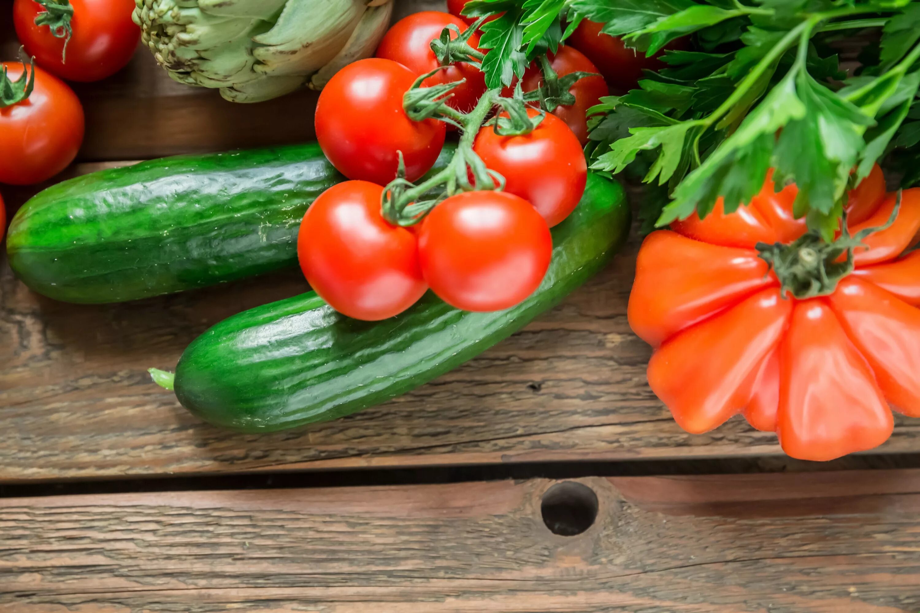 Tomato and onion and