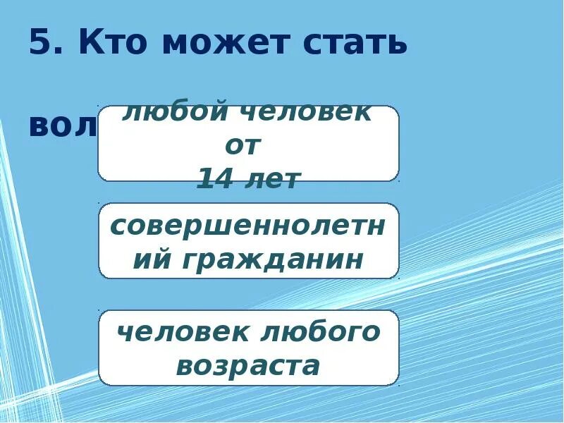 Стать человеком гражданином. Совершеннолетний гражданин.