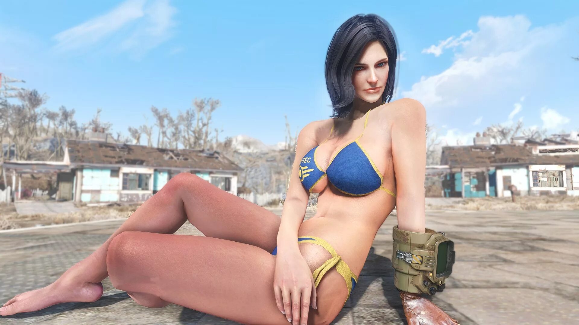 Fallout девушки. Фоллаут 4 девушки. фоллаут 4 бикини.