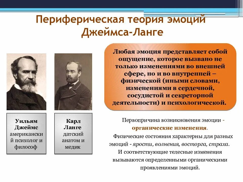 Теория эмоций Джеймса Ланге кратко. Периферическая теория эмоций Ланге. Периферическая теория эмоций Джеймса-Ланге. Теория эмоций Джемса Ланге. Автор теории эмоций