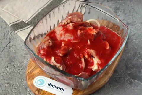 Маринад для свинины с помидорами и луком