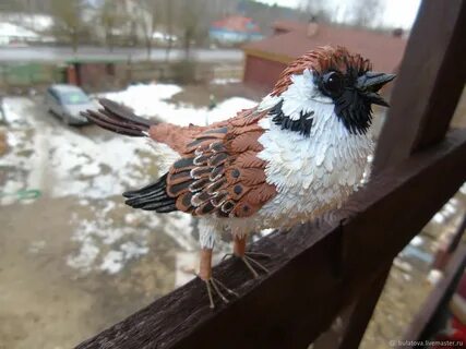 Как сделать воробья