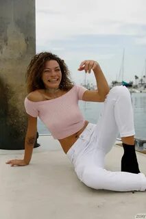 Jeni Kessler Nude on a Boat.