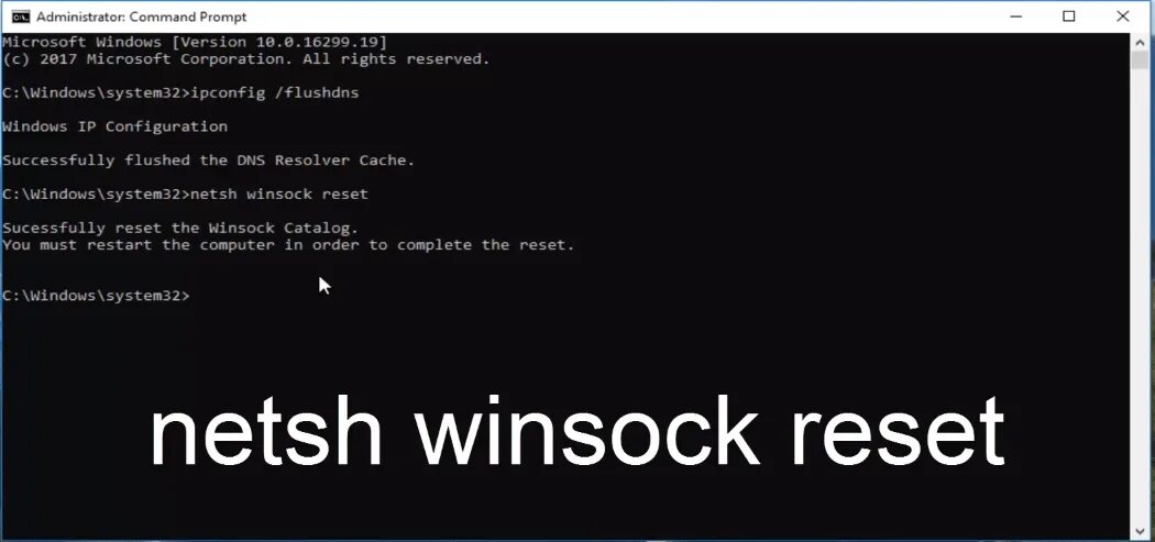 Netsh winsock reset что делает. Netsh winsock reset. как сбросить настройки winsock. netsh int ip reset reset.log.