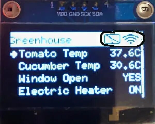 Arduino меню