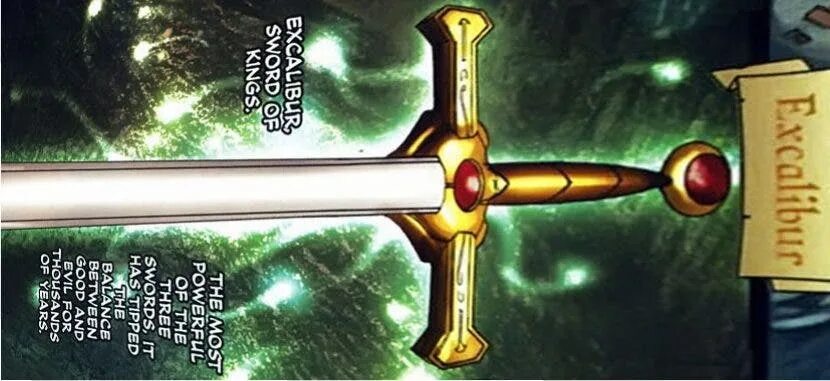 Слово сильнее меча. Экскалибур Марвел меч. Меч вечности Марвел. Мощные артефакты Марвел. Самый сильный меч во Вселенной.