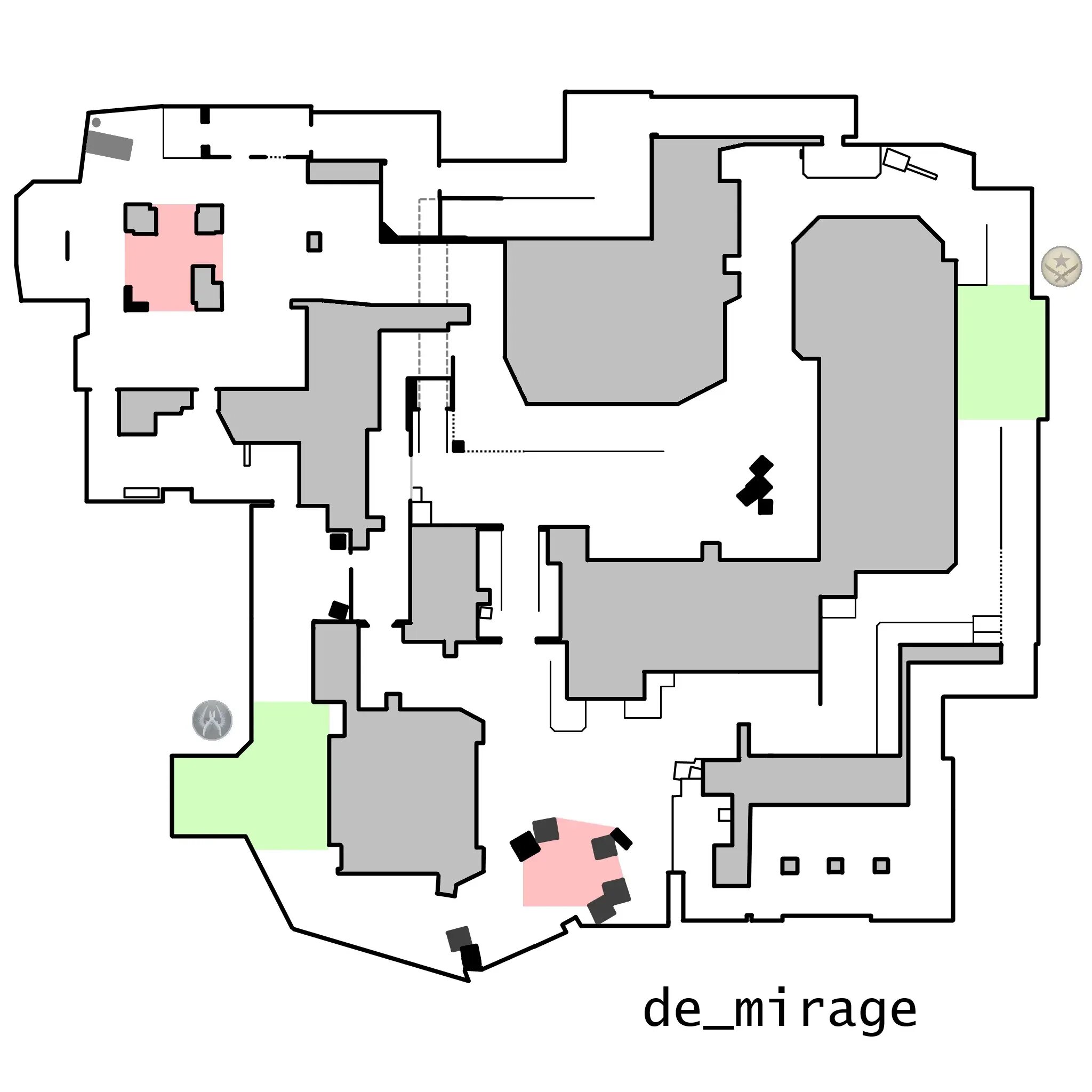 Карта de_Mirage CS go. CS go карта Мираж. Карта Мираж к с го схема. Карта де Мираж в КС го.