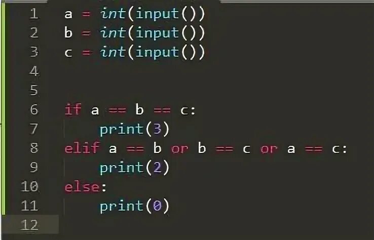 INT input. X = INT(input()). A = INT(input()) b = INT(input()) Print(a + b). X int input if x 10