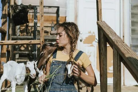 Girl farming