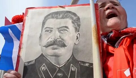 Уронить портрет сталина
