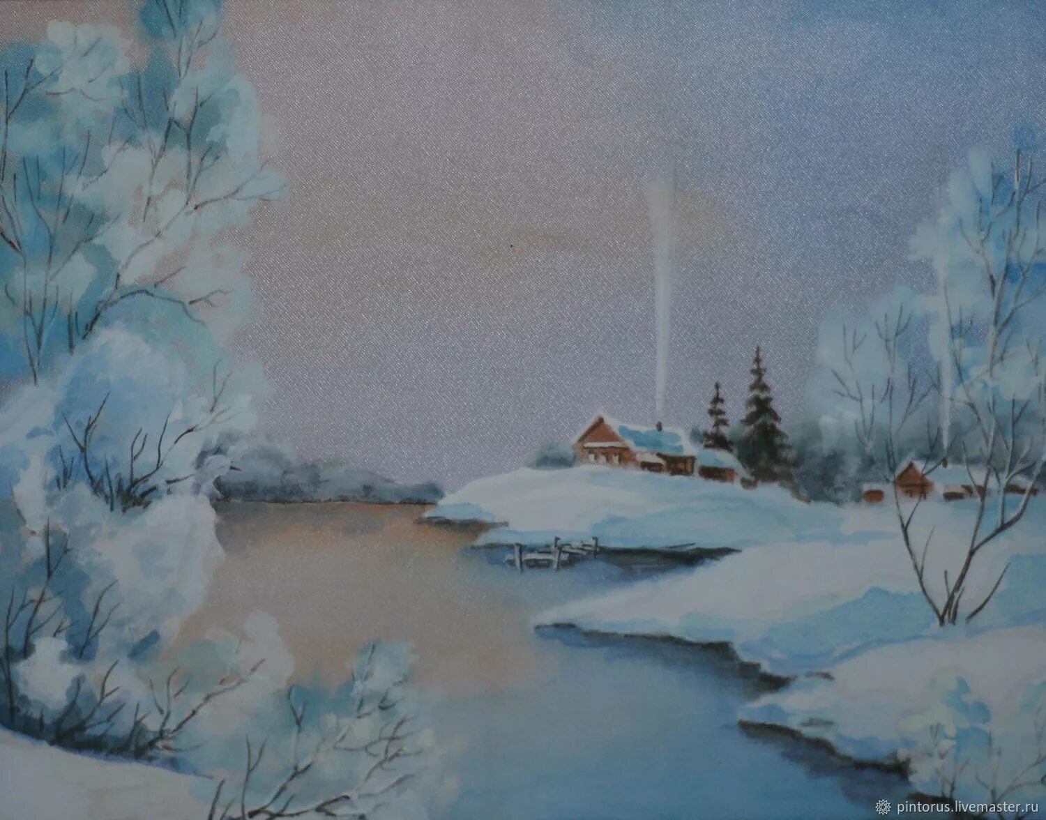 Морозное утро рисунок. Зимний пейзаж живопись для детей. Морозное утро рисунок. Зима красками. Пейзаж морозное утро живопись.