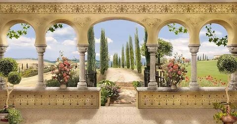 Архитектурные фрески