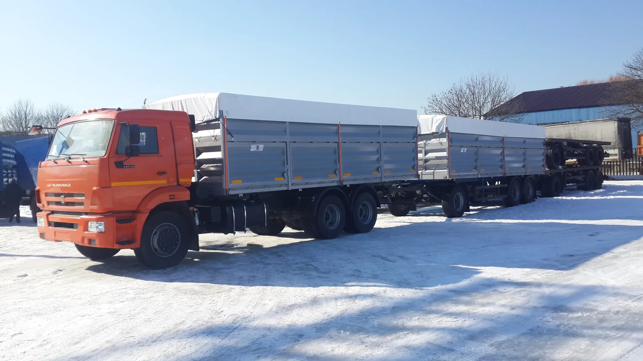Камаз 65207 зерновоз с прицепом новый. Камаз 65207 бортовой зерновоз. Камаз 65115 сельхозник с прицепом. Сколько камазе зерновозе. Камаз 65115-50 зерновоз.
