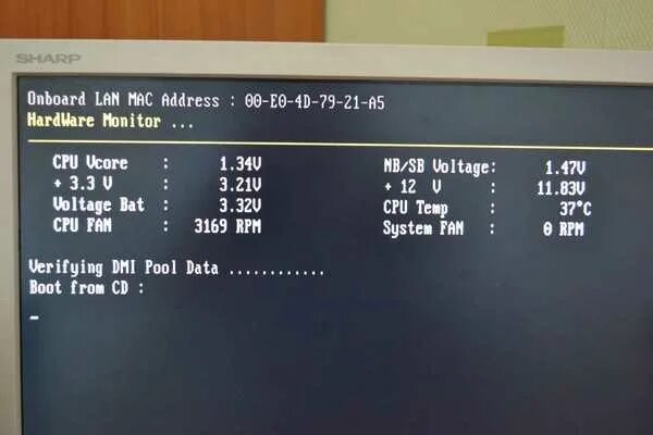 Verifying dmi data