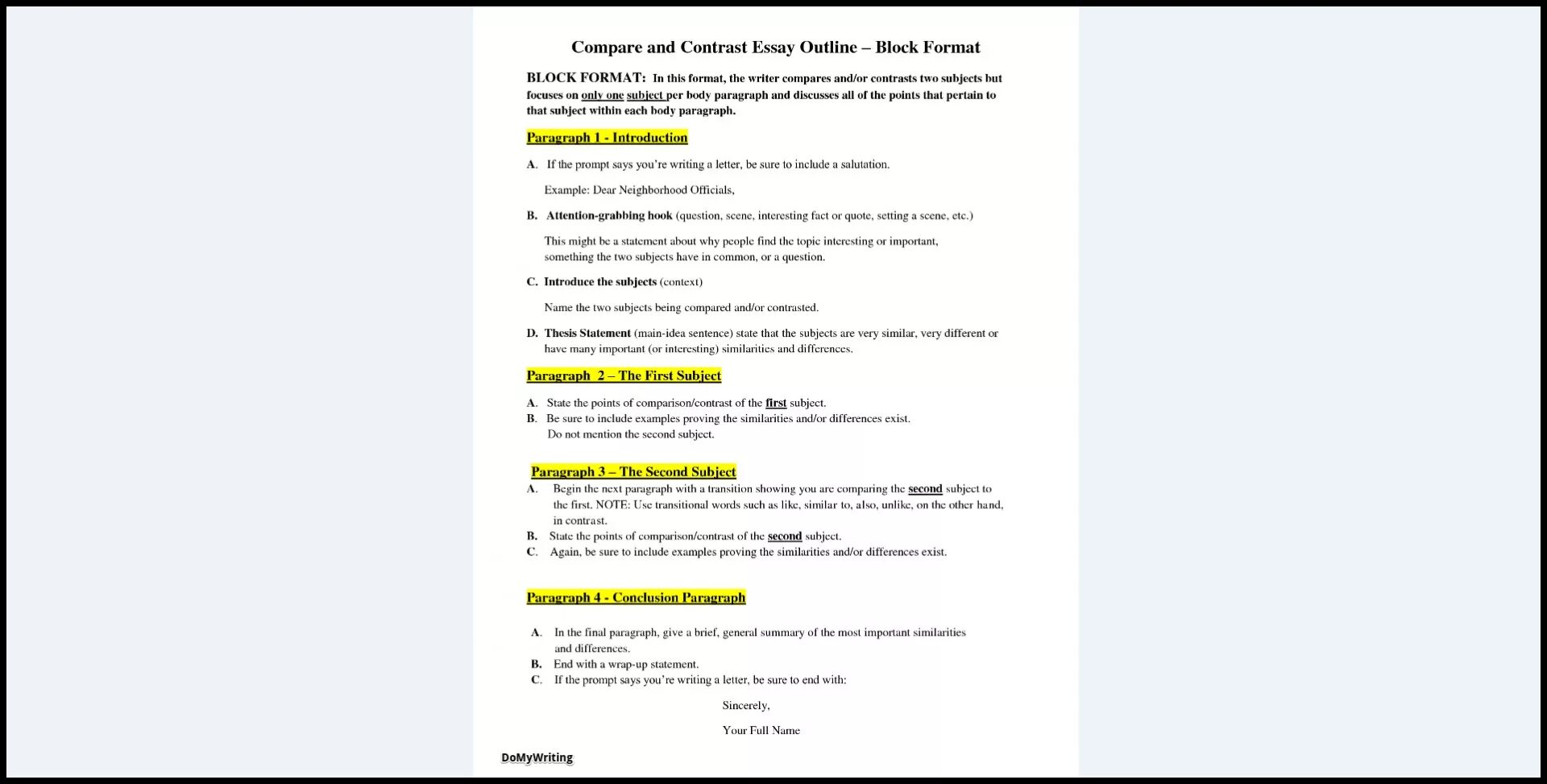 Compare example. Compare and contrast essay outline. comparative essay example. comparison essay examples. comparison and contrast examples.