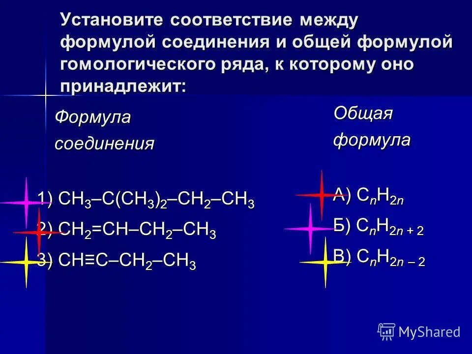 К соединениям имеющим общую cnh2n