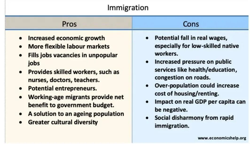 Negative statement. Immigration Pros and cons. Emigration and immigration. Pros and cons расшифровка. Immigration problems.