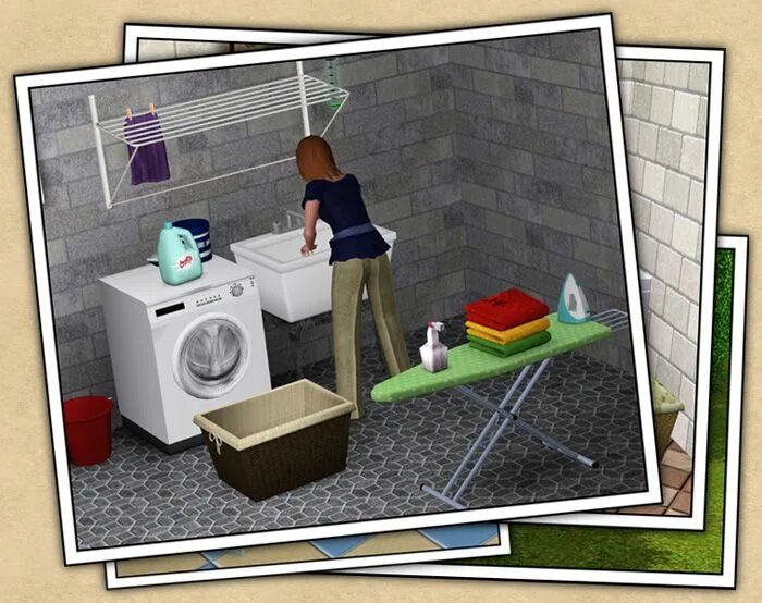 Как убрать предмет в симс. Sims 3 стиральная машина. прачечная симс 3. унитаз симс 3. laundry room sims 4.