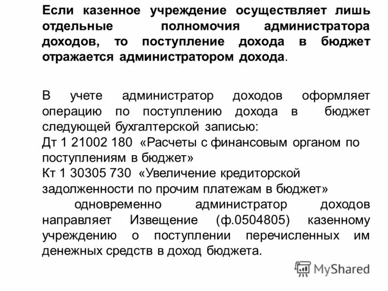 Приказ минфина рф 49 от 13.06 1995. Бюджетные полномочия администратора доходов бюджета. Администратор дохода в казенном учреждении. Приказ Минфина 162н 2010 картинка.