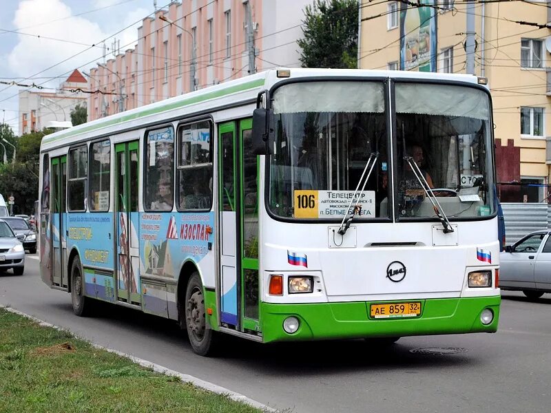 106 автобус брянск телецентр белые